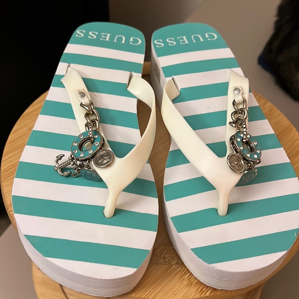 Guess Nautical Platform Sandals